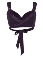 Marlies Dekkers haut de bikini à design cache-cœur - Violet - thumbnail