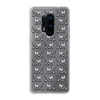 Zwarte poes: OnePlus 8 Pro Transparant Hoesje Zwarte poes: OnePlus 8 Pro Transparant Hoesje