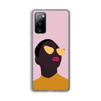 Yellow glasses: Samsung Galaxy S20 FE / S20 FE 5G Transparant Hoesje