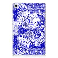 Tablet BackCover Lenovo Tab M10 Plus (3e generatie) Angel Skull Blauw