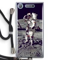 Spaceman: Sony Xperia XZ1 Transparant Hoesje met koord