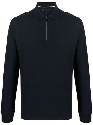 Tommy Hilfiger polo à manches longues - Bleu