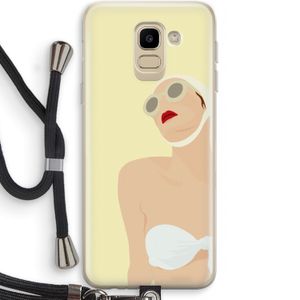 Summer: Samsung Galaxy J6 (2018) Transparant Hoesje met koord