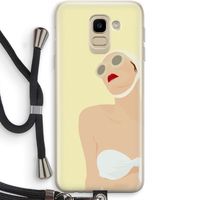 Summer: Samsung Galaxy J6 (2018) Transparant Hoesje met koord