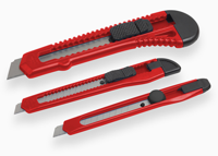 Meister afbreekmessen set 3-delig - wu4251600