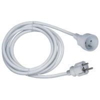 Verlengsnoer - GAO - 16A - 5m kabel - Wit - Flexibel - Duurzaam