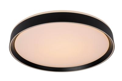 Lucide NURIA - Plafonnière - Ø 50 cm - LED 3 StepDim - 1x36W 2700K - Zwart
