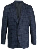 GABO NAPOLI blazer boutonné à carreaux - Bleu