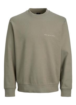 Jack & Jones Jprblaowen Branding Crewneck Sweat Sweater 4944510 Smokey Olive