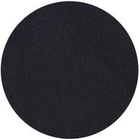 Zwart tafelkleed van polyester/katoen rond 160 cm