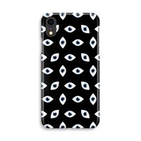 Eyes pattern: iPhone XR Volledig Geprint Hoesje