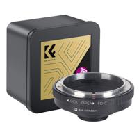 K&F Concept lens adapter Canon FD naar C-Mount voor cine en CCTV camera's