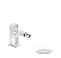 Tres Cuadro bidet opbouw met automatische afvoer chroom