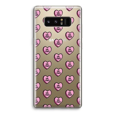 GIRL POWER: Samsung Galaxy Note 8 Transparant Hoesje