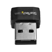 StarTech.com USB Wi-Fi adapter AC600 Dual-Band Nano adapter draadloos - thumbnail