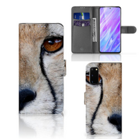 Samsung Galaxy S20 Telefoonhoesje met Pasjes Cheetah - thumbnail