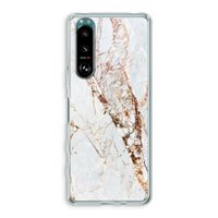 Goud marmer: Sony Xperia 5 III Transparant Hoesje