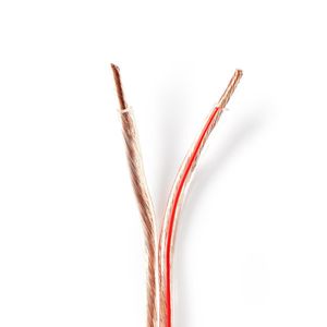 Nedis Speaker-Kabel | 2x 4 mm² | 25 m | Transparant | 1 stuks - CABR4000TR250 CABR4000TR250