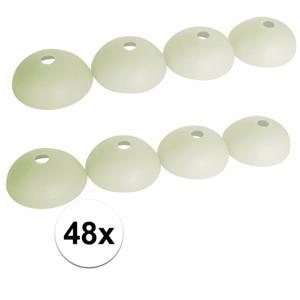 ProPlus Tentharingbeschermers - 48x stuks - glow in the dark - tentharing beschermkapjes
