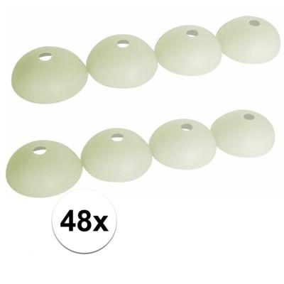 ProPlus Tentharingbeschermers - 48x stuks - glow in the dark - tentharing beschermkapjes