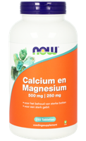 NOW Calcium en Magnesium Tabletten