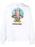 Moschino hoodie à imprimé Teddy Bear - Blanc Moschino hoodie à imprimé Teddy Bear - Blanc