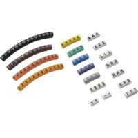 TRU COMPONENTS ECMKP-2 Markeerclip Opdruk 0 - 9, A, E, L, N, R, S, T, -, + Buitendiameter 2 tot 5 mm 545010 - thumbnail