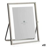 Fotolijsten Gift Decor MS61015-B-S MS61015-B-S Zilverkleurig Metaal Glas Plastic (12 Stuks)