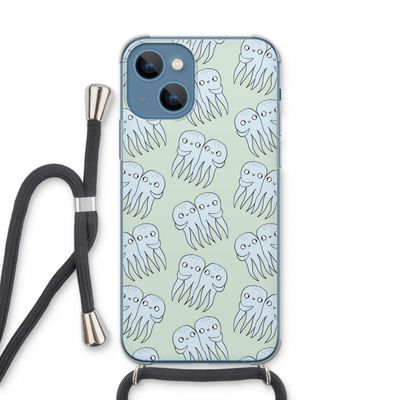 Octopussen: iPhone 13 Transparant Hoesje met koord