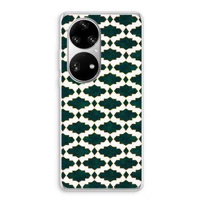 Moroccan tiles: Huawei P50 Pro Transparant Hoesje