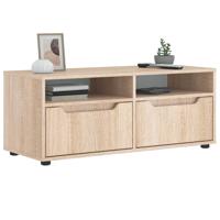 Tv-meubel VISNES 100x40x38 cm bewerkt hout sonoma eikenkleurig