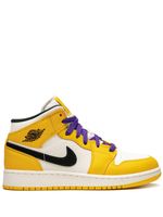 Jordan Kids baskets Air Jordan 1 Retro Mid SE - Jaune - thumbnail