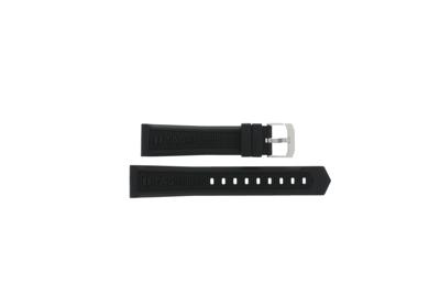 Horlogeband Tag Heuer CAH1113 / RRF6383 / BT0714 Rubber Zwart 20mm