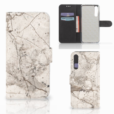 Huawei P20 Pro | Bookcase | Marmer Beige