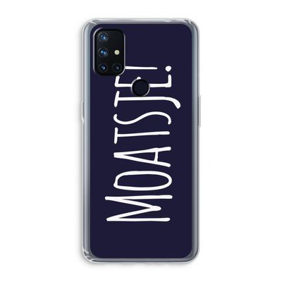 Moatsje!: OnePlus Nord N10 5G Transparant Hoesje