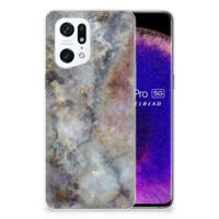OPPO Find X5 Pro | TPU | Siliconen hoesje | Marmer Grijs