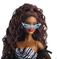 Mattel Signature - 65th Anniversary Collectible - Brown hair, black and white gown pop - thumbnail