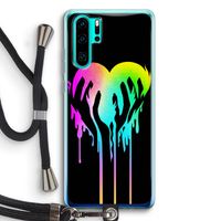 Hold My Heart: Huawei P30 Pro Transparant Hoesje met koord