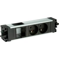 Bachmann 906.093 Stekkerdoosmodule Aluminium, Zwart GST18i aansluitbus 1 stuk(s)