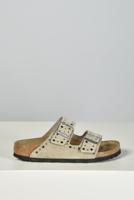 Birkenstock slippers Arizona Rivet Suede 1029390 taupe