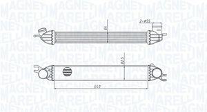 Intercooler, inlaatluchtkoeler MST429