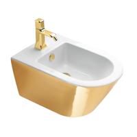 Catalano Zero bidet toilet wandhangend 55x35 cm glans goud-wit