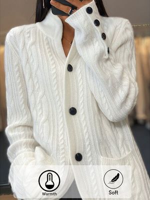 Loose Wool/Knitting Casual Cardigan(Can Be Worn Up To A Weight Of 130 Pounds) Loose Wool/Knitting Casual Cardigan(Can Be Worn Up To A Weight Of 130 Pounds)