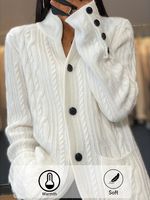 Loose Wool/Knitting Casual Cardiganï¼ˆCan Be Worn Up To A Weight Of 130 Pounds) - thumbnail
