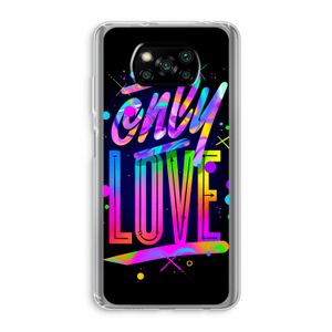 Only Love: Xiaomi Poco X3 Pro Transparant Hoesje