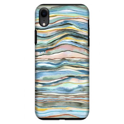 Watercolor Agate: iPhone XR Tough Case