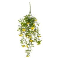 Mica Decorations Margriet Kunst Hangplant - H60 cm - Geel