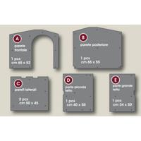 Bama pet kit isolatiepanelen hondenhok medium Bama pet kit isolatiepanelen hondenhok medium