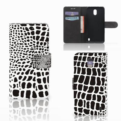 Nokia 2 | Telefoonhoesje | Met pasjeshouder | Slangenprint