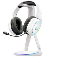 Headset/headsetstandaard - THE G-LAB - K-STAND HYDROGEN - 2 USB-poorten - Wit